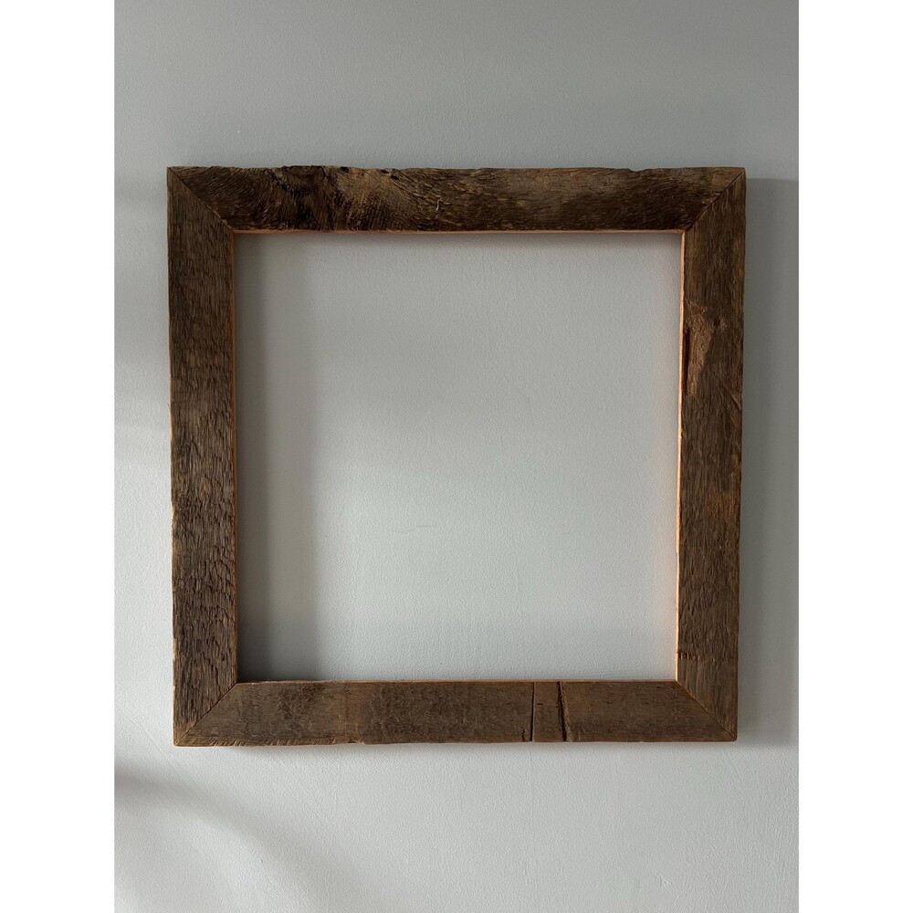 Vintage 16 x 16 Primitive Wood Frame